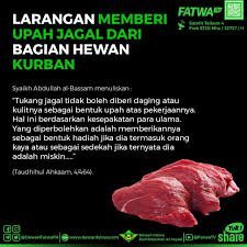 SATU HADITS SATU HARI: Pelarangan Membayar Tukang Sembelih dengan Hasil Qurban 26 Mei 2025